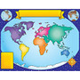 Scholastic Practice Chart, World Map, 17 inch; x 22 inch;