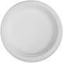 Genuine Joe Disposable Plates - 6 inch; Diameter Plate - Disposable - White - 50 Piece(s) / Pack