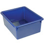 Stowaway; 5 inch; Letter Box, No Lid, 5 inch;H x 10 1/2 inch;W x 13 inch;D, Blue, Pack Of 4