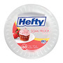 Hefty; Soak Proof Foam Snack Plates, 7 inch;, White, Pack Of 60