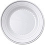 Masterpiece Table Ware - 9 inch; Diameter Plate - Plastic - Disposable - White - 10 Piece(s) / Pack