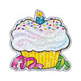 TREND Classic Accents; Sparkle Birthday Cupcake Accents, Multicolor, Pre-K - Grade 8, Pack Of 24