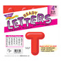 TREND Ready Letters;, 4 inch;, 3-D Letters/Numbers, Red, Pre-K - Grade 8, Pack Of 71