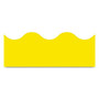 Trend Terrific Trimmers Border - Scalloped - Reusable, Durable, Precut - 2.25 inch; Width x 468 inch; Length - Yellow - 1 / Pack