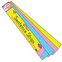 TREND Wipe-Off; Sentence Strips, 3 inch; x 24 inch;, Assorted Colors, Kindergarten - Grade 3, 30 Strips Per Pack, Set Of 4 Packs