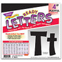 Trend; Ready Letters; 4 inch; Letters, Playful Combo, Black, Pack Of 70