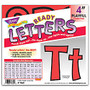 Trend; Ready Letters; 4 inch; Letters, Playful Combo, Red, Pack Of 70