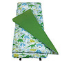 Wildkin Nap Mat, Dinomite Dinosaurs, 50 inch;H x 20 inch;W x 1 1/2 inch;D, Green