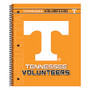 Markings by C.R. Gibson; Notebook, 9 1/8 inch; x 11 inch;, 3 Subject, College Ruled, 300 Pages (150 Sheets), Tennessee Volunteers