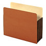 Globe-Weis; Watershed; Premium Reinforced File Pockets, 5 1/4 inch; Expansion, Letter Size, Brown, Box Of 10