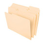 Office Wagon; Brand Heavyweight Manila File Folders, 1/3 Cut, Letter Size, Manila, Pack Of 50