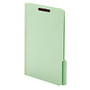 Pendaflex; End Tab Classification Folders, 100% Recycled, Legal Size, Light Green, Box Of 25