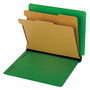 Pendaflex; End Tab Classification Folders, 60% Recycled, Letter Size, Dark Green, Box Of 10