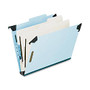 Pendaflex; Hanging Classification Folder, 2 Dividers, 6 Partitions, Letter Size, Blue, Box Of 10