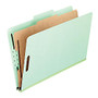 Pendaflex; Pressboard Classification Folder, 8 1/2 inch; x 11 inch;, Letter Size, Light Green