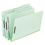 Pendaflex; Pressboard Expanding Folders, 3 inch; Expansion, 8 1/2 inch; x 11 inch;, Letter Size, 75% Recycled, Green, Box Of 25