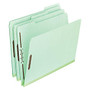 Pendaflex; Pressboard File Folders, 2 inch; Expansion, Legal Size, 65% Recycled, Green, Box Of 25