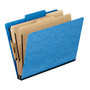 Pendaflex; PressGuard; Color Classification File Folder, 8 1/2 inch; x 11 inch;, Letter Size, 60% Recycled, Light Blue, Box Of 10