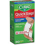 Curad QuickStop Bandages - 30/Box - White - Fabric