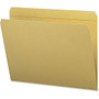 Smead Colored Folders with Reinforced Tab - Letter - 8 1/2 inch; x 11 inch; Sheet Size - 3/4 inch; Expansion - 11 pt. Folder Thickness - Goldenrod - Recycled - 100 / Box