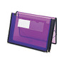 Smead Poly Wallets - Letter - 8 1/2 inch; x 11 inch; Sheet Size - 200 Sheet Capacity - 2 1/4 inch; Expansion - 2 Front Pocket(s) - Polypropylene - Purple - 1 Each