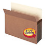 Smead;  inch;Workhorse inch; Expanding File Pocket, 5 1/4 inch; Expansion, 9 1/2 inch; x 11 3/4 inch;, 30% Recycled, Redrope