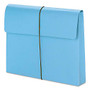 Smead; Color Expanding Wallets, 2 inch; Expansion, Letter Size, Blue, Box Of 10