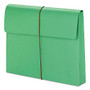 Smead; Color Expanding Wallets, 2 inch; Expansion, Letter Size, Green, Box Of 10
