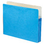 Smead; Color File Pocket, Letter Size, 1 3/4 inch; Expansion, 9 1/2 inch; x 11 3/4 inch;, Blue