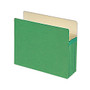 Smead; Color File Pockets, 5 1/4 inch; Expansion, 9 1/2 inch; x 11 3/4 inch;, Green, Pack Of 10