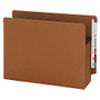 Smead; End-Tab Extra-Wide File Pockets, 3-1/2 inch; Expansion, Extra-Wide Letter Size, 100% Recycled, Redrope, Pack Of 25