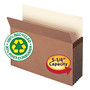 Smead; Expanding File Pockets, 5 1/4 inch; Expansion, Letter Size, 100% Recycled, Redrope, Box Of 10