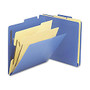 Smead; Heavy-Duty Classification Folders, Letter Size, 2 1/2 inch; Expansion, Blue, Box Of 10