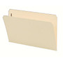 Smead; Manila Reinforced Tab Fastener Folders, Legal Size, Straight Cut, Pack Of 50