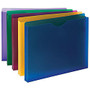 Smead; Poly Expanding File Jackets, Assorted Colors, Pack Of 10