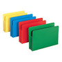 Smead; Poly Expanding File Pockets, Legal Size, 3 1/2 inch; Expansion, Assorted Colors (No Color Choice), Pack Of 4