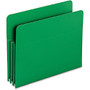 Smead; Poly Expanding File Pockets, Letter Size, 3 1/2 inch; Expansion, Green, Pack Of 4