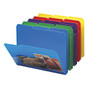 Smead; Poly Folders With Slash Pocket, Letter Size, Assorted Colors, Pack Of 30