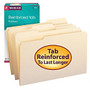Smead; Reinforced Tab Manila File Folders, Legal Size, 1/3 Cut, Box Of 100