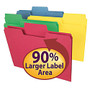 Smead; SuperTab; File Folders, Legal Size, Assorted Colors, Box Of 100