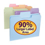 Smead; SuperTab; File Folders, Letter Size, 1/3 Cut, Assorted Colors, Pack Of 24