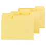 Smead; SuperTab; File Folders, Letter Size, 1/3 Cut, Yellow, Box Of 100