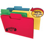Smead; SuperTab; Heavyweight File Folders, Legal Size, Assorted Colors, Box Of 50