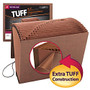 Smead; TUFF; Expanding File With Flap & Elastic Cord, 21 Pockets, A-Z, 12 inch; x 10 inch; Letter Size, 30% Recycled, Brown