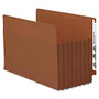 Smead; TUFF; Pocket End-Tab File Pockets, Legal Size, 7 inch; Expansion, 30% Recycled, Red, Box Of 5