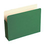 Wilson Jones; ColorLife; File Pockets, 9 1/2 inch; x 11 3/4 inch;, 3 1/4 inch; Expansion, 50% Recycled, Green, Box Of 10