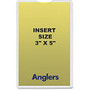 Anglers Self-stick Crystal Clear Poly Envelopes - File - 3 inch; Width x 5 inch; Length - Self-sealing - Polypropylene - 50 / Pack - Crystal Clear