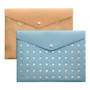Divoga; Poly Snap Letter Envelope, Whimsical Wonder Collection, 9 1/16 inch; x 12 1/4 inch;, Assorted Colors