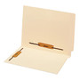Office Wagon; Brand Tab File Folders With 2 Fasteners, 11-PT Manila, Letter Size, Box of 50
