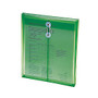 Smead Poly Envelopes with String-Tie Closure - Letter - 8 1/2 inch; x 11 inch; Sheet Size - Polypropylene - Green - 5 / Pack